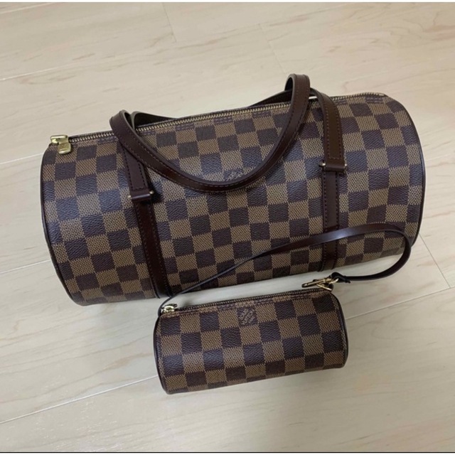 新品?正規品 LOUIS ポーチ付き 美品 ルイヴィトン ダミエ パピヨン 30