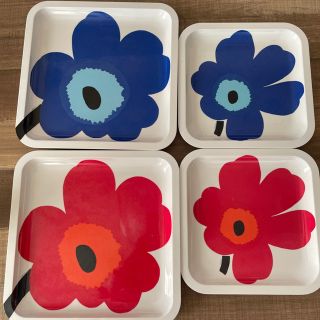 マリメッコ(marimekko)のマリメッコトレイ★ウニッコ(食器)