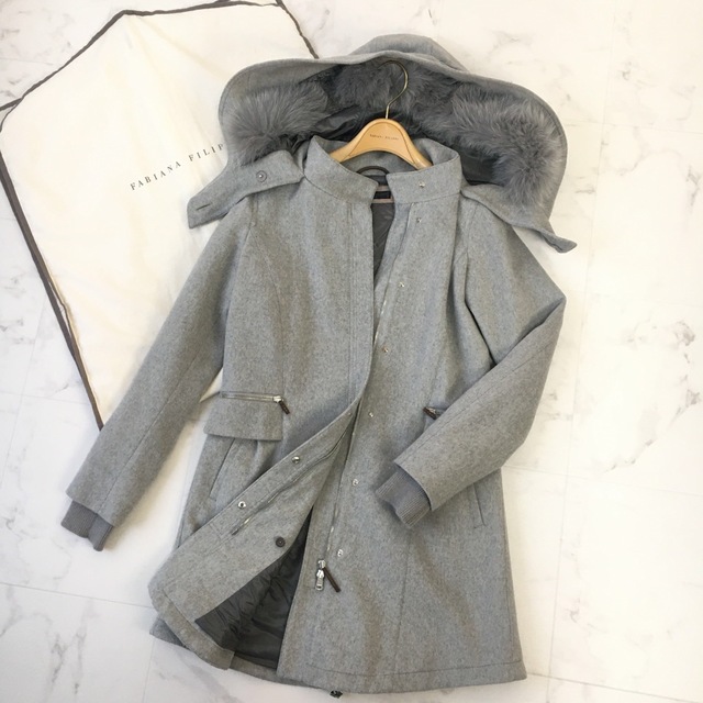 感謝報恩 FABIANA FILIPPI ロングコート ベスト カシミヤ混 新品未使用
