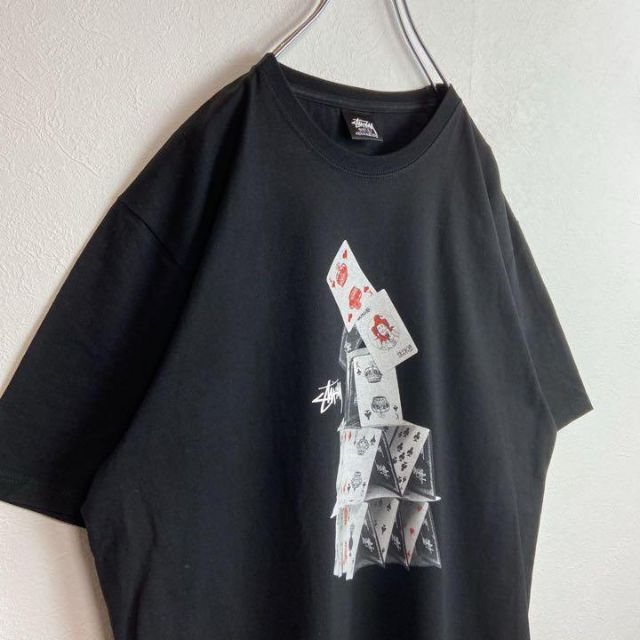 あなたにおすすめの商品 【トランプデザイン◎】stussy古着半袖Tシャツ