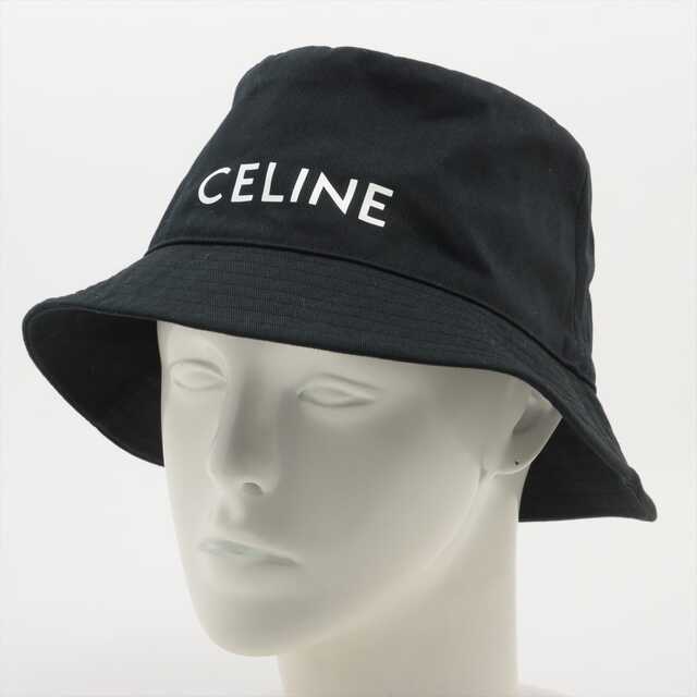 競売 セリーヌ - celine コットン ハット メンズ ブラック ハット