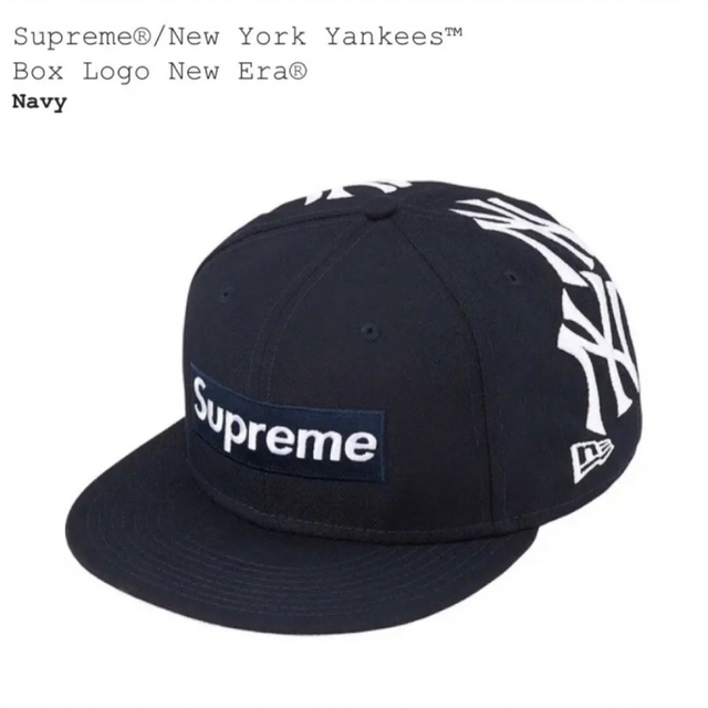 帽子Supreme NewYork Yankees Box Logo NewEra