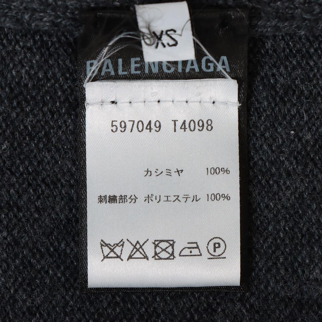 激安単価で】 Balenciaga - バレンシアガ カシミヤ XS グレー メンズ