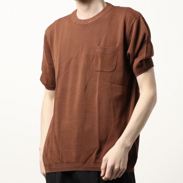 FREAK'S STORE(フリークスストア)のフリークスストア　ニットTシャツ メンズのトップス(Tシャツ/カットソー(半袖/袖なし))の商品写真