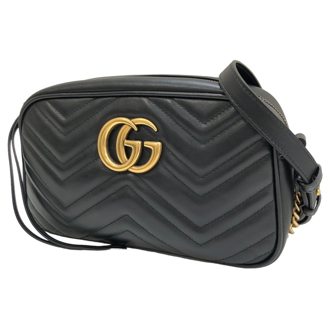 公式サイト - Gucci ☆GUCCI 447632 黒 ブラック レザー チェーン