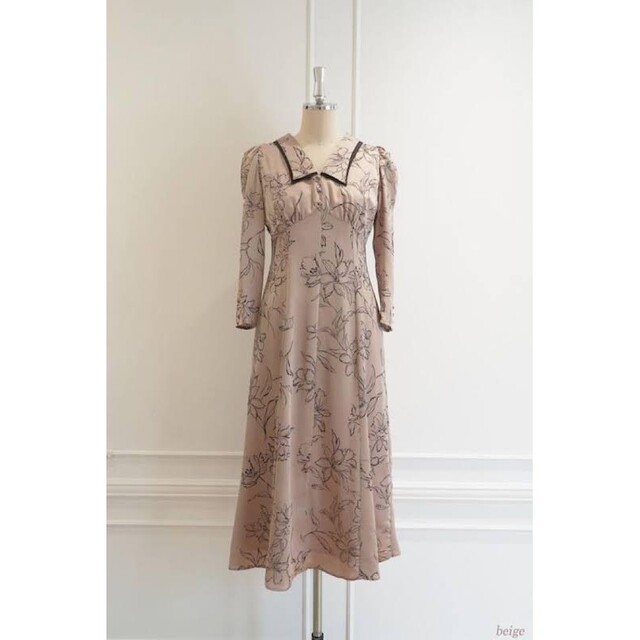 herlipto limoges vintage satin dress