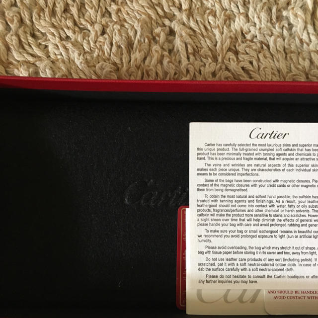 Cartier(カルティエ)のカルティエ 空き箱 レディースのファッション小物(その他)の商品写真
