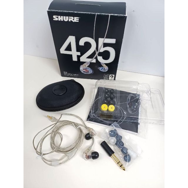 SHURE SE425-CL-A クリア カナル型イヤホン
