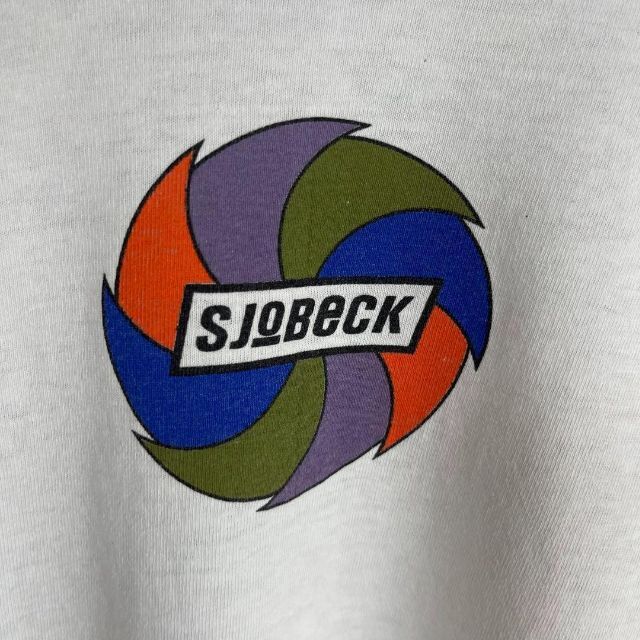 90's SJOBECK ショーベック USA製 ロングスリーブ Tシャツ - スウェット