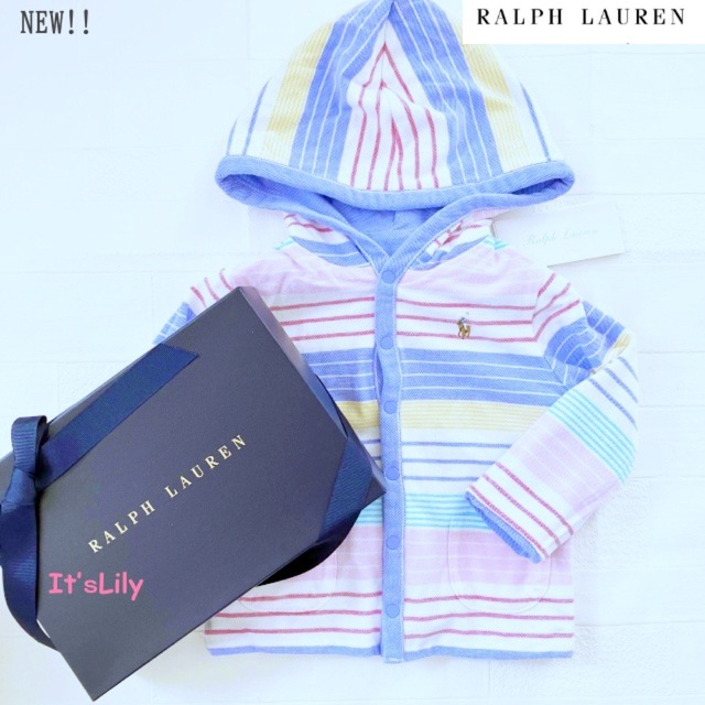 Ralph Lauren(ラルフローレン)の12m80cm   ラルフローレン  リバーシブル　パーカー キッズ/ベビー/マタニティのベビー服(~85cm)(カーディガン/ボレロ)の商品写真