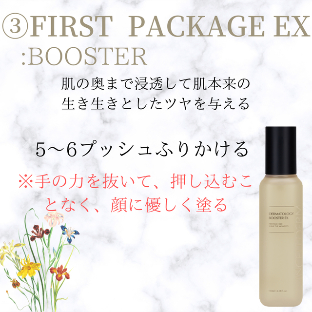 INCELLDERM FIRST PACKAGE EX INCELLDERM FIRST PACKAGE EX