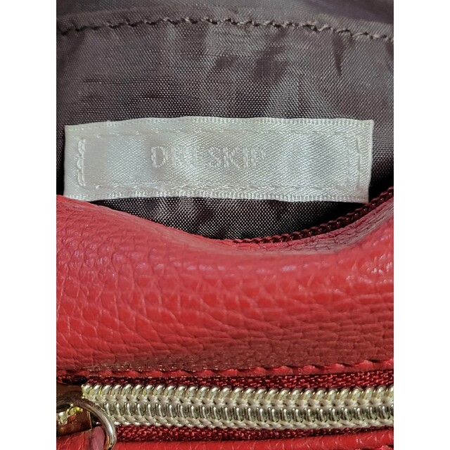 DRESKIP(ドレスキップ)のDRESKIP 2way ショルダーバック　ハンドバック　レッド レディースのバッグ(ショルダーバッグ)の商品写真