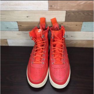 NIKE SF AIR FORCE 1 MID TEAM ORANGE 28cm