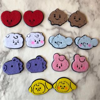 2個セット★ BT21 アイロン接着ワッペン(その他)