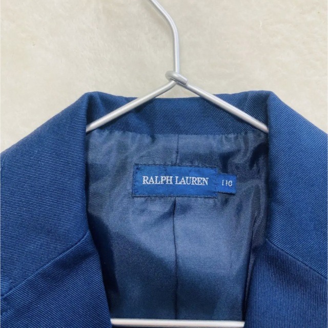 Ralph Lauren(ラルフローレン)のラルフローレン　ジャケット　110   セレモニー　紺　刺繍　送料無料　匿名発送 キッズ/ベビー/マタニティのキッズ服男の子用(90cm~)(ジャケット/上着)の商品写真