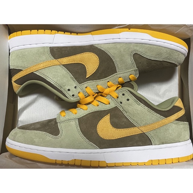 スニーカーNIKE DUNK LOW OLIVE GOLD