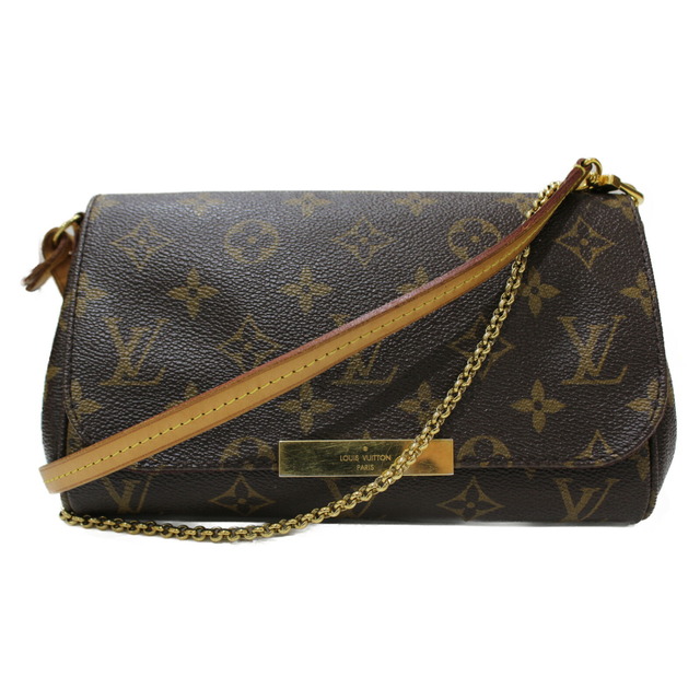 LOUIS VUITTON　フェイボリットPM　M40717　モノグラム　ショルダーバッグ　チェーンショルダー　レディース　ゴールド金具　シンプル　ギフト　プレゼント包装可　　松前R56号店