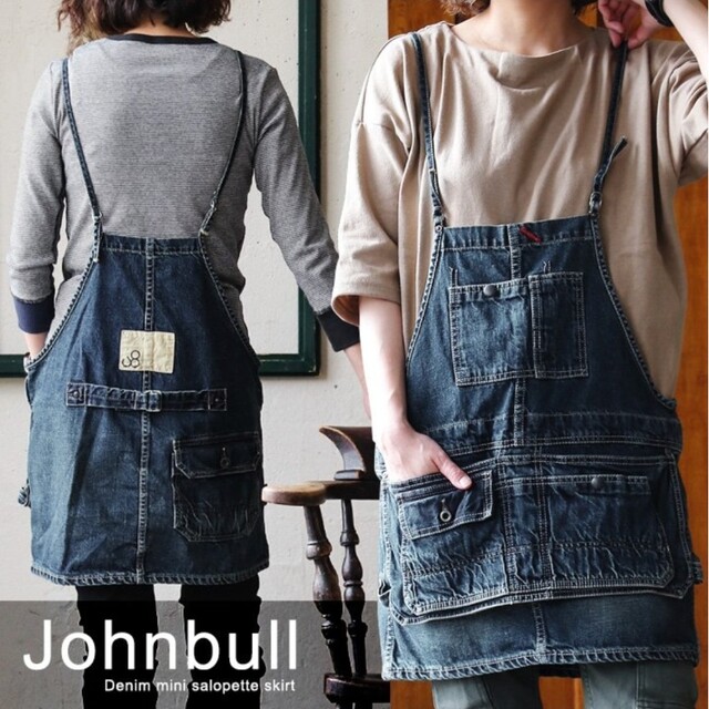 JOHNBULL - Johnbull エプロンスカート デニムの通販 by mici's