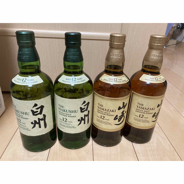 ☆大人気商品☆ サントリー - 山﨑12年 白州12年セット ウイスキー