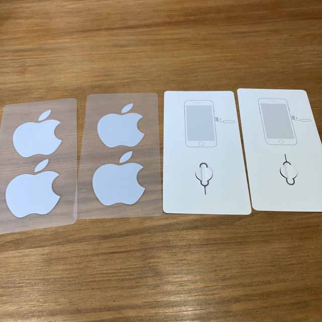 が大特価！ appleシールとSIMピン