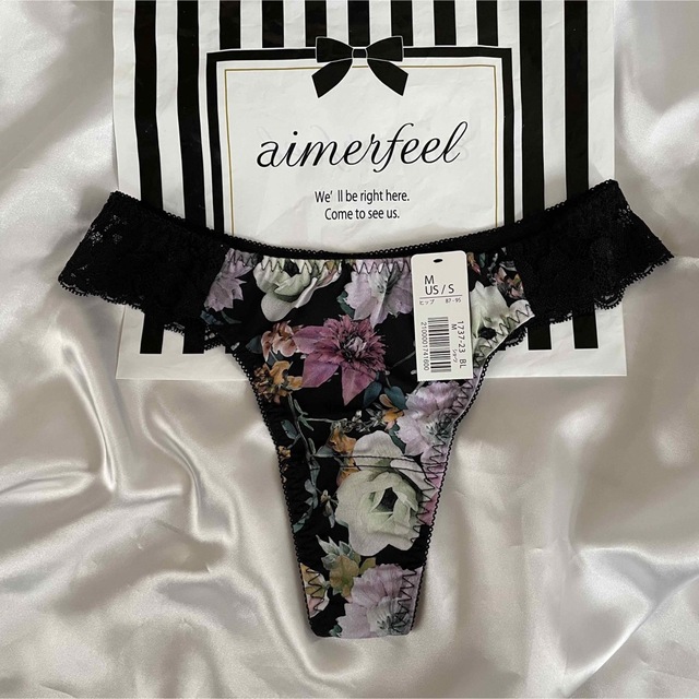aimer feel - エメフィール♡Tバック ショーツ 花柄の通販 by aimer feel - エメフィール♡Tバック ショーツ 花柄の通販 by