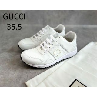 Gucci - グッチ GG ロゴ ローカット レディーススニーカー 37.5(約24.5