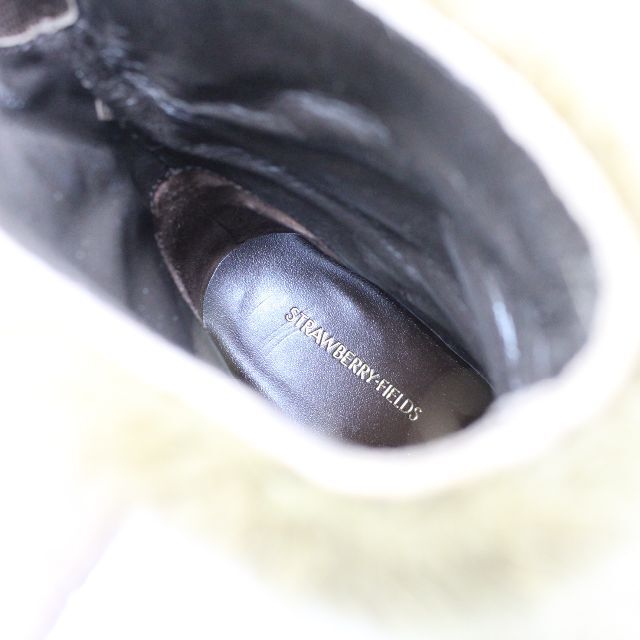 STRAWBERRY-FIELDS(ストロベリーフィールズ)の 新品 ストロベリーフィールズ 本革ショートブーツ 23 /C5-3  レディースの靴/シューズ(ブーツ)の商品写真