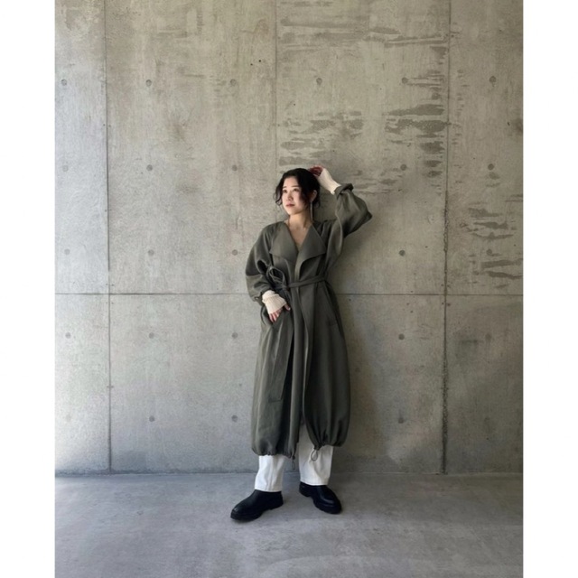 louren ローレン　stand collar over coat