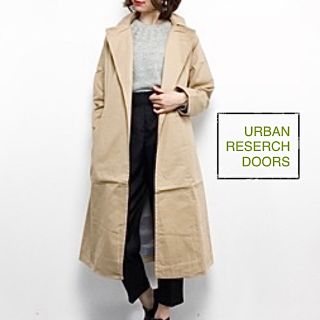 アーバンリサーチ(URBAN RESEARCH)の美品！アーバンリサーチ レディース 2wayオーバートレンチコート(トレンチコート)