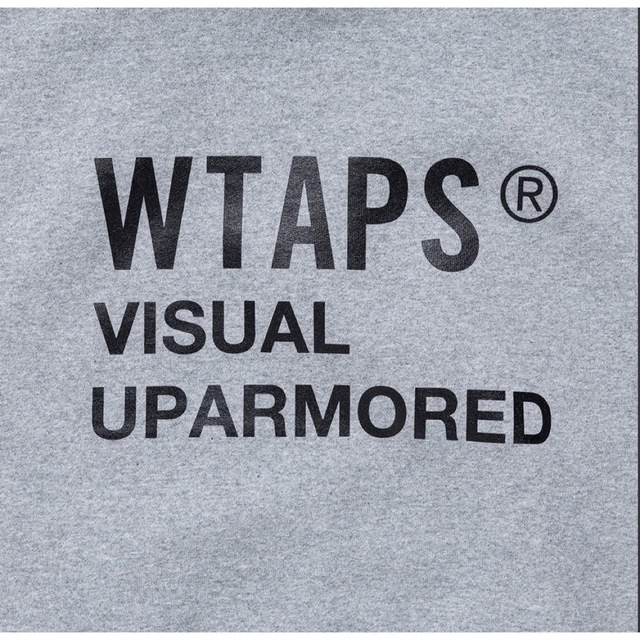 W)taps - WTAPS VISUAL UPARMORED HOODY ASH GRAY Sの通販 by でぶ