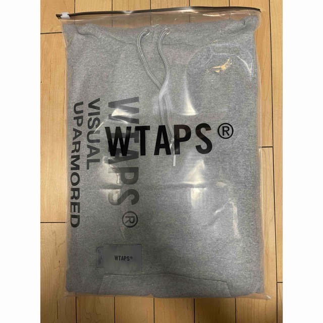 W)taps(ダブルタップス)のWTAPS VISUAL UPARMORED HOODY ASH GRAY S メンズのトップス(パーカー)の商品写真