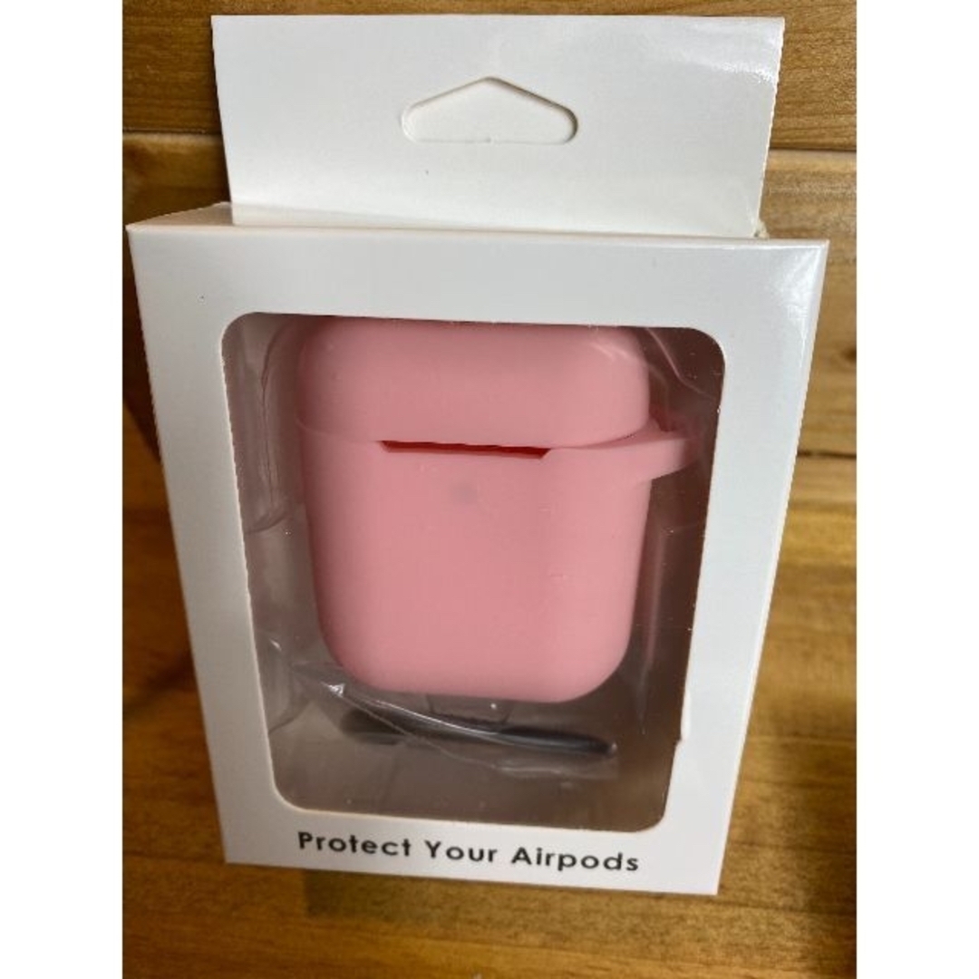 AirPods カラフル シリコンケース　オレンジ スマホ/家電/カメラのスマホ/家電/カメラ その他(その他)の商品写真