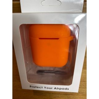 AirPods カラフル シリコンケース　オレンジ(その他)