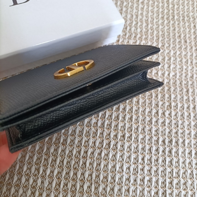 えください】 Christian Dior - ディオール 二つ折り財布『さいふ』黒