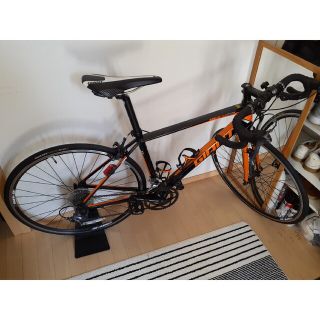 ジャイアント(Giant)の【とーる様専用】GIANT DEFY4 Sサイズ(黒×橙)　車体＆純正オプション(自転車本体)