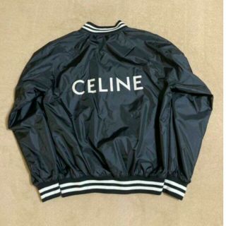 CELINE セリーヌ ナイロンジャケット シルバー 光沢 トラック