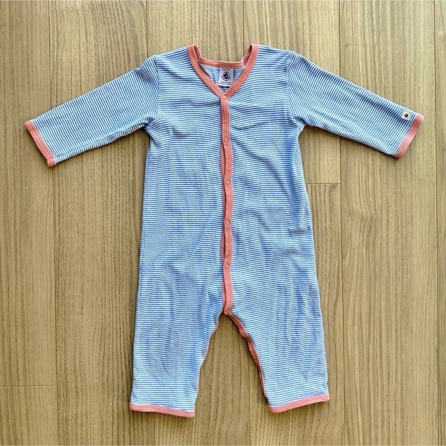 PETIT BATEAU(プチバトー)のプチバトー♡6m.12m♡ロンパースセット売り キッズ/ベビー/マタニティのベビー服(~85cm)(ロンパース)の商品写真