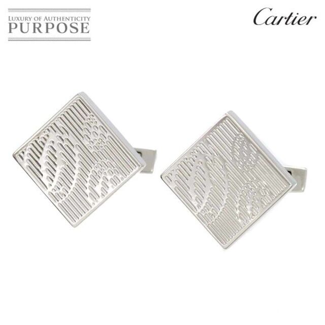 Cartier(カルティエ)のカルティエ Cartier ロゴ カフス ハッピーバースデー SV 925 シルバー スティール VLP 90176385 メンズのアクセサリー(その他)の商品写真