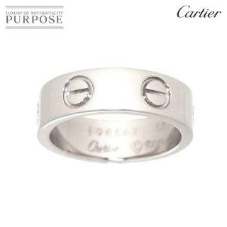 カルティエ(Cartier)のカルティエ Cartier ラブ #50 リング K18 WG ホワイトゴールド 750 指輪 VLP 90179224(リング(指輪))