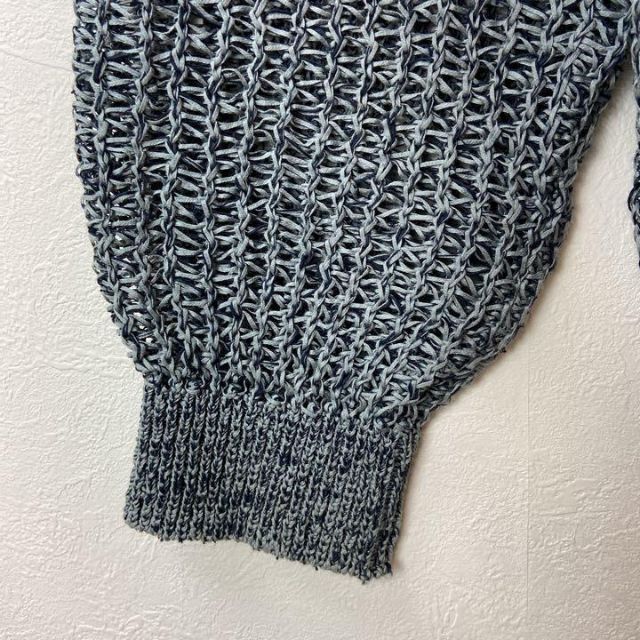 【新品タグ付き】YOKE 21ss Meshed Knit Fog Blue. 6