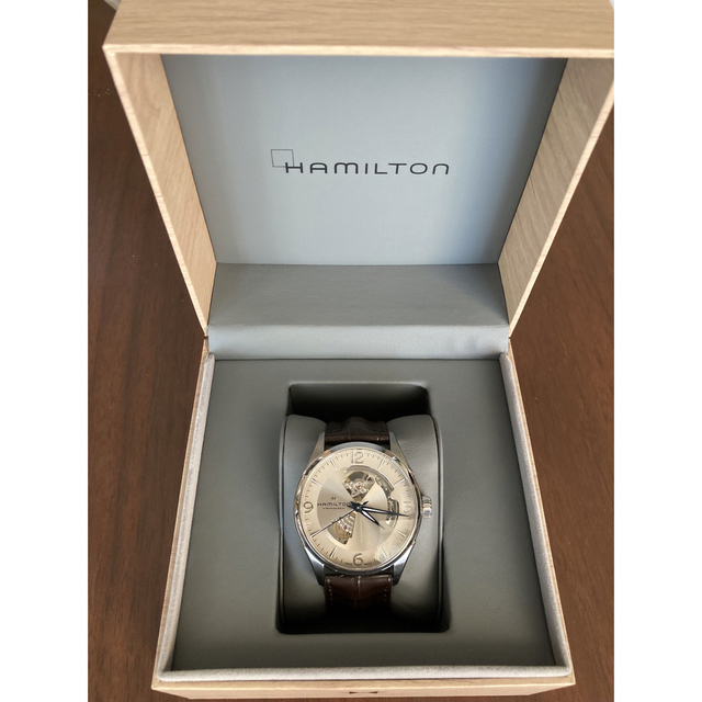 Hamilton(ハミルトン)のtanaka様専用　Hamilton ジャズマスター　自動巻 メンズの時計(レザーベルト)の商品写真