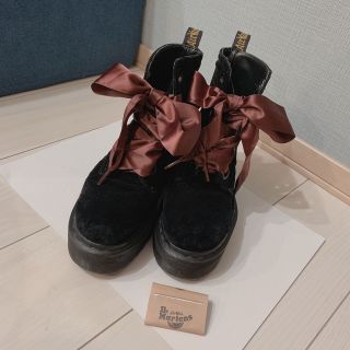 ドクターマーチン(Dr.Martens)のDr.Martens 6ホール ベロアショートブーツ(ブーツ)