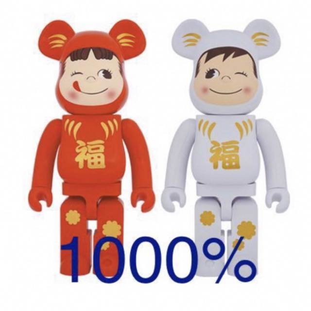 BE@RBRICK 達磨ペコちゃん & ポコちゃん 100% & 400% - www.ecotours