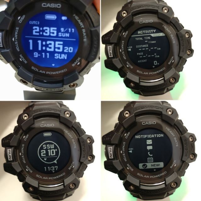 G-SHOCK(ジーショック)の3818CASIO G-SQUAD G-SHOCK GBD-H1000 ブラック メンズの時計(腕時計(デジタル))の商品写真