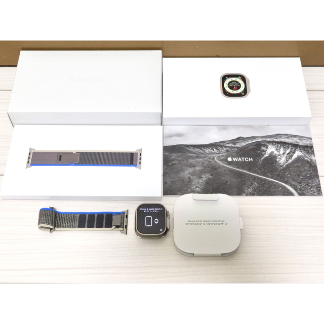 Apple Watch(アップルウォッチ)のApple Watch Ultra 49 チタニウム　MNHL3J/A メンズの時計(腕時計(デジタル))の商品写真