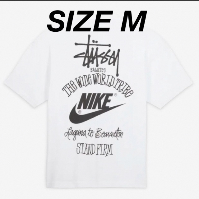 STUSSY - 送料無料 NIKE STUSSY TEE WHITE Mの通販 by subway10928's ...