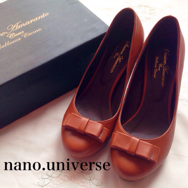 nano・universe(ナノユニバース)のナノユニバース♡リボンパンプス レディースの靴/シューズ(ハイヒール/パンプス)の商品写真