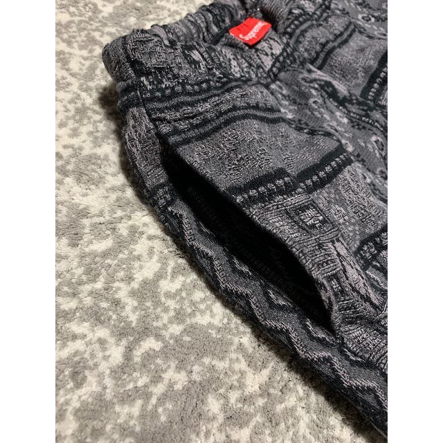 Sサイズ Supreme Patchwork Knit Short ブラック 黒 【通販激安