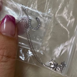 ヴァンドームアオヤマ(Vendome Aoyama)のヴァンドーム青山 プラチナ950ホースシューダイヤモンドネックレス(ネックレス)