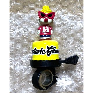 ヒステリックミニ(HYSTERIC MINI)のヒスミニ☆正規品☆新品☆自転車ベル☆黄☆フィギュア☆自転車アクセサリー☆グッズ(その他)